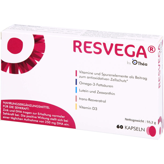 RESVEGA Kapseln als Beitrag zum oxidativem Zellschutz, 60 pcs. Capsules