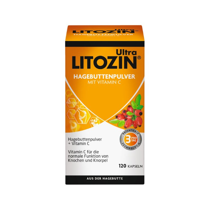 LITOZIN Ultra Hagebuttenpulver Kapseln, 120 pcs. Capsules