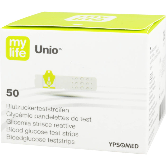 mylife Unio Blutzuckerteststreifen, 50 St. Teststreifen