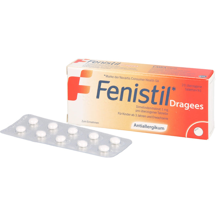 Fenistil Emra Dragees, 20 pc Tablettes