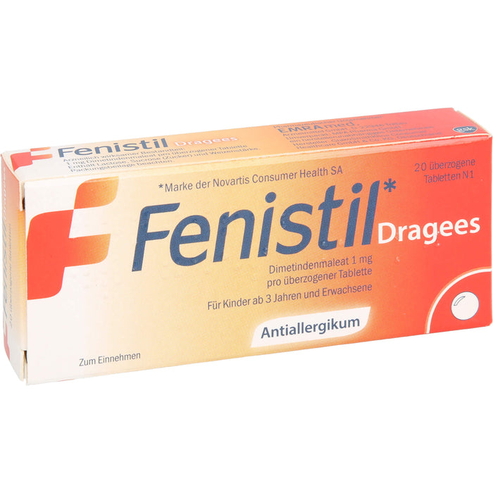 Fenistil Emra Dragees, 20 pc Tablettes