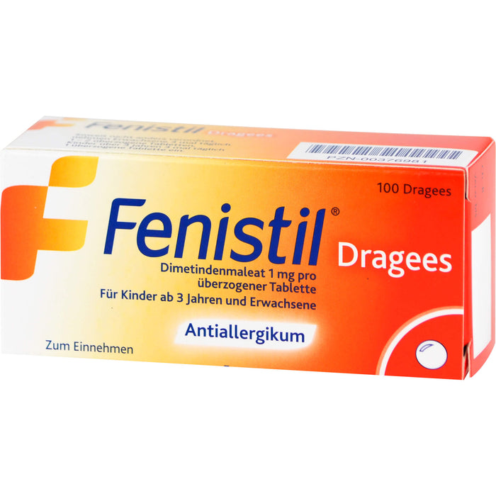 Fenistil Emra Dragees, 100 pcs. Tablets