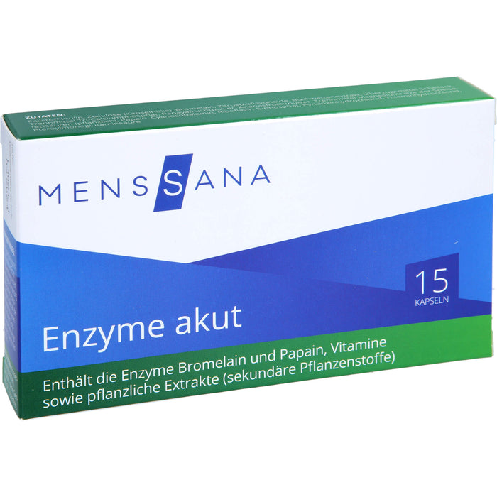 Enzyme akut MensSana, 15 St KAP