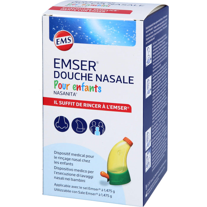 EMSER Kinder-Nasendusche NASANITA, 1 pc Douche nasale