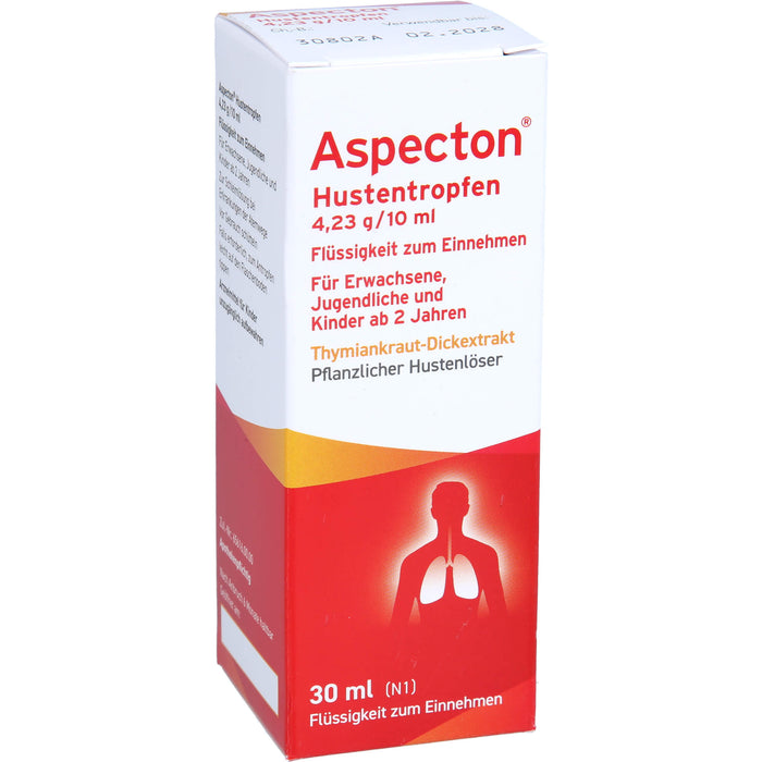 Aspecton Hustentropfen pflanzlicher Hustenlöser, 30 ml Solution