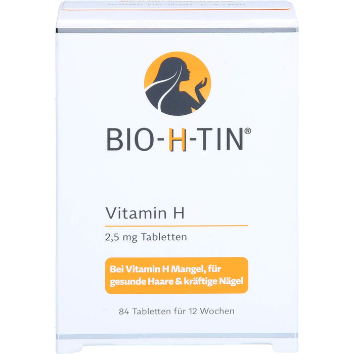 BIO-H-TIN Vitamin H 2,5 mg Tabletten, 84 St. Tabletten