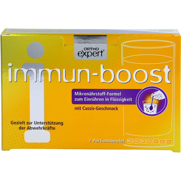 Orthoexpert immun-boost Cassis Trinkgranulat, 7 pc Sachets