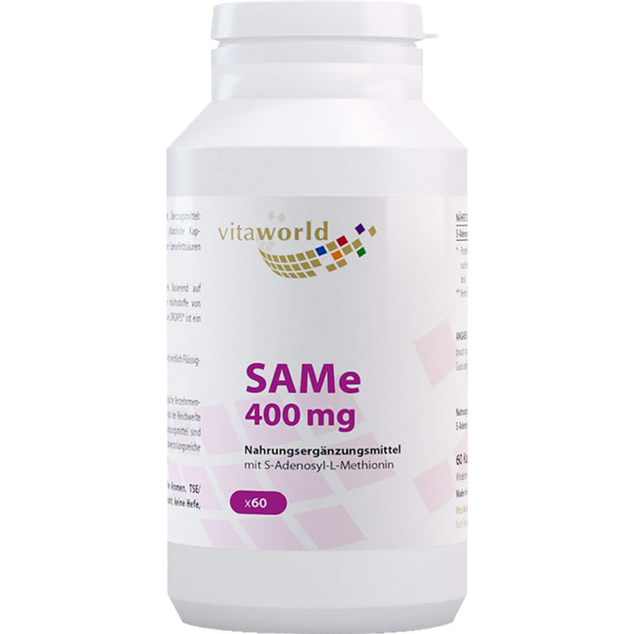 vitaworld SAMe 400 mg S-adenosylmethionin Kapseln, 60 pcs. Capsules