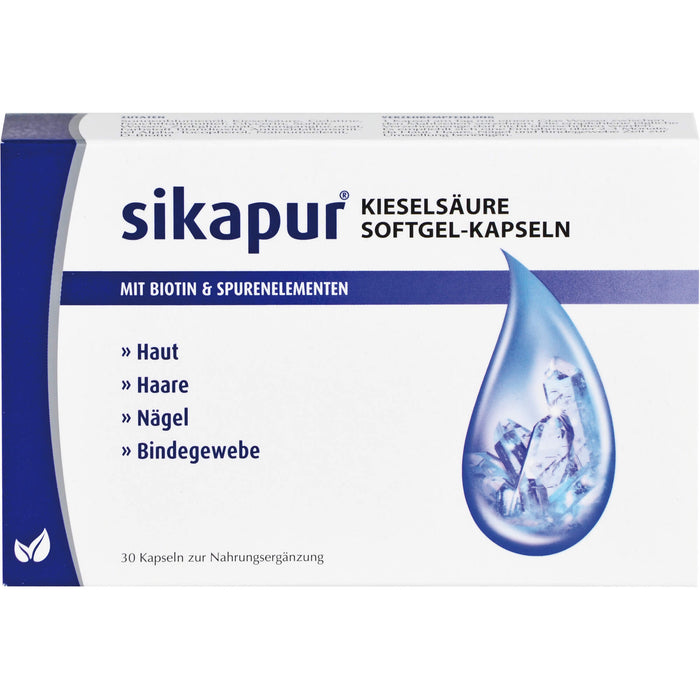 sikapur Kieselsäure Softgel-Kapseln, 30 pc Capsules