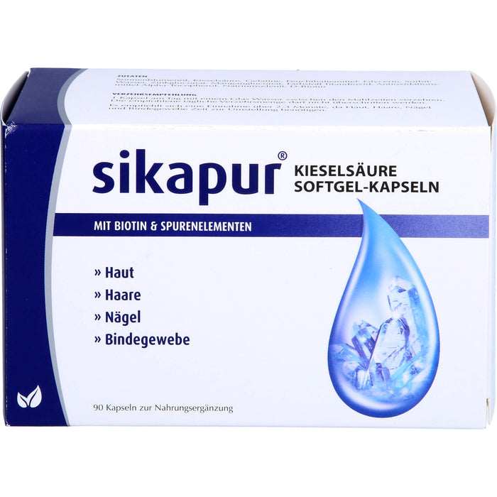 sikapur Kieselsäure Softgel-Kapseln, 90 St. Kapseln