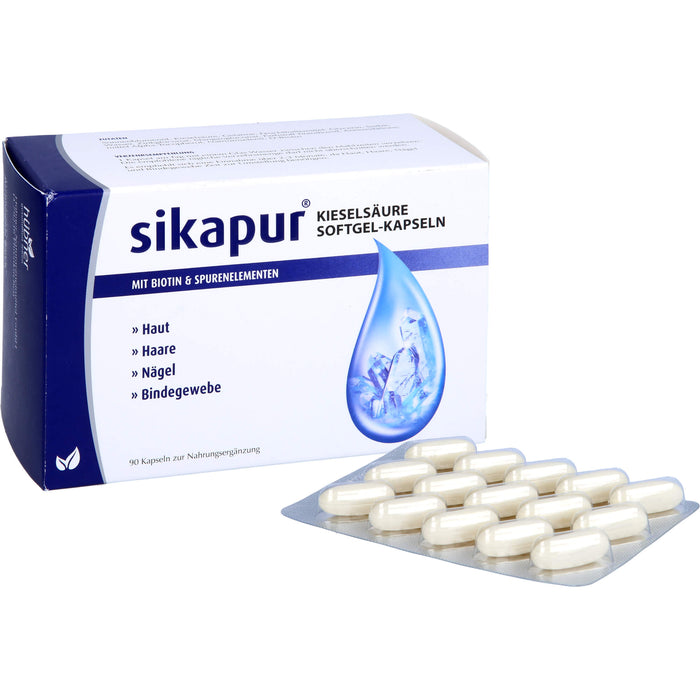 sikapur Kieselsäure Softgel-Kapseln, 90 pc Capsules