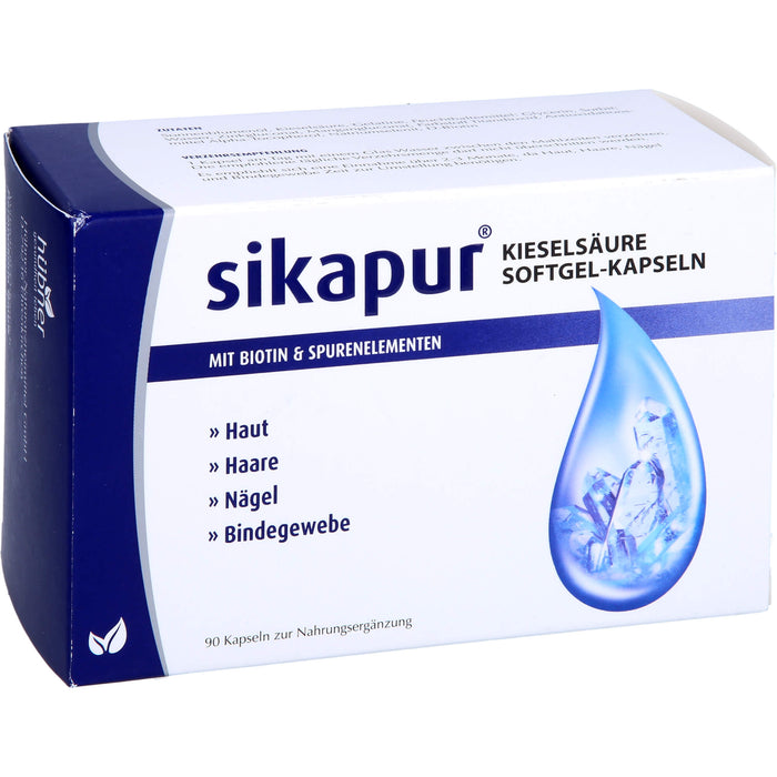 sikapur Kieselsäure Softgel-Kapseln, 90 pc Capsules