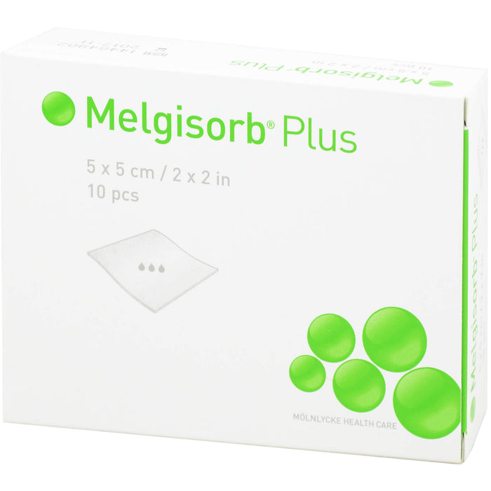 Melgisorb Plus Alginat 5x5 cm steril, 10 St VER