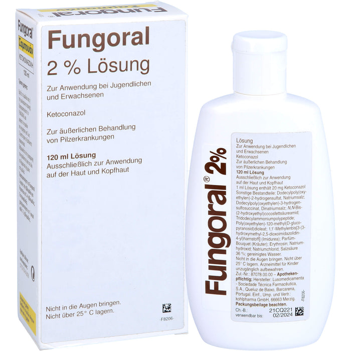 Fungoral 2 % kohlpharma Lösung, 120 ml Solution