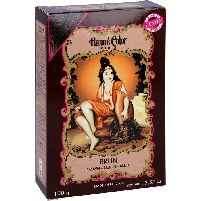 Henna Color Pulver Braun(Brun), 100 g PUL