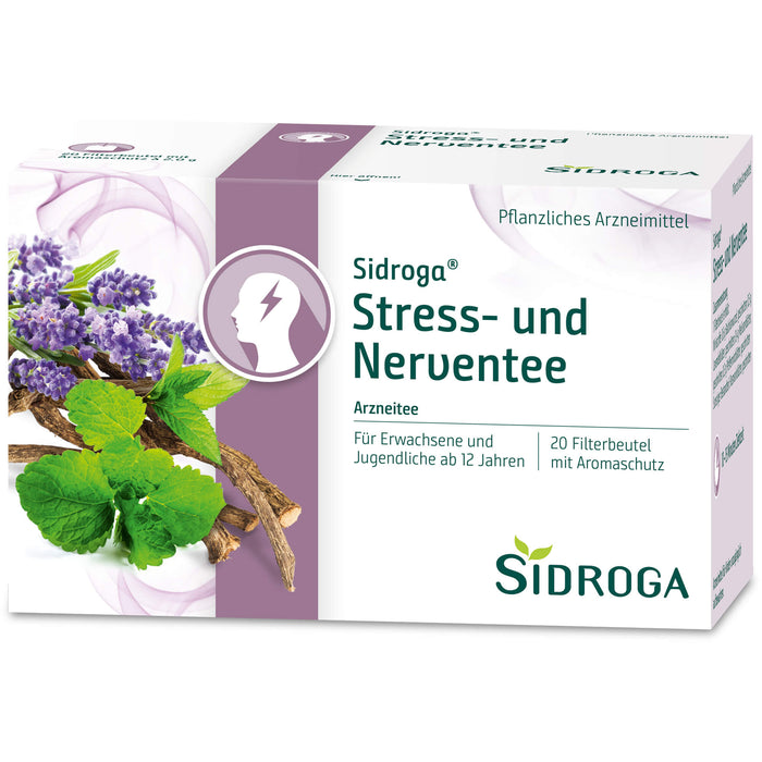 Sidroga Stress- und Nerventee, 20 pcs. Filter bag