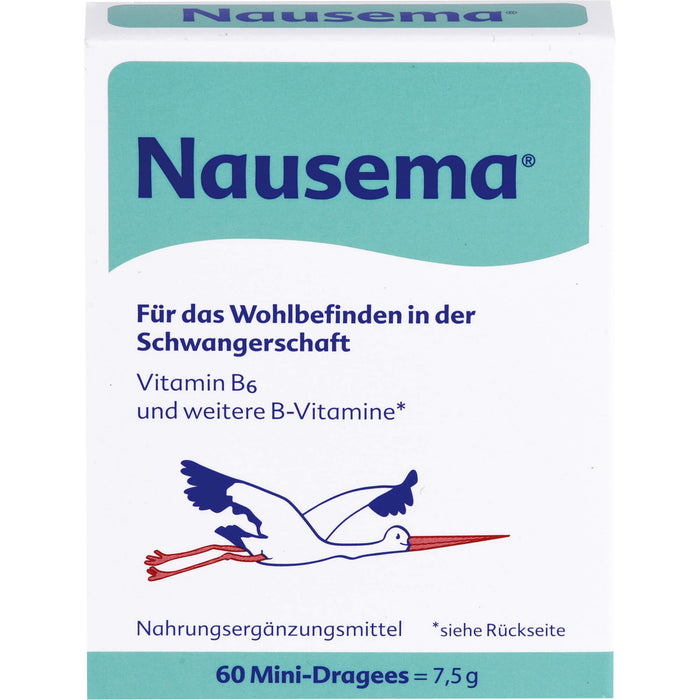 Nausema Mini-Dragees für Wohlbefinden in der Schwangerschaft, 60 pc Tablettes