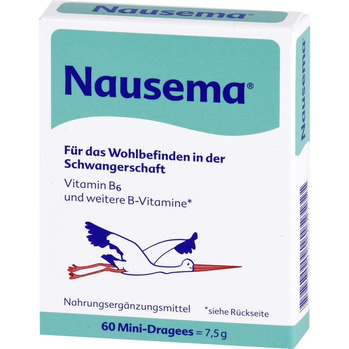 Nausema Mini-Dragees für Wohlbefinden in der Schwangerschaft, 60 pc Tablettes