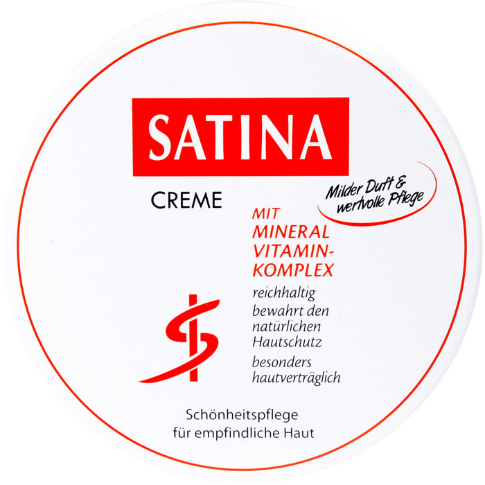 SATINA Creme Schönheitspflege für empfindliche Haut, 150 ml Crème