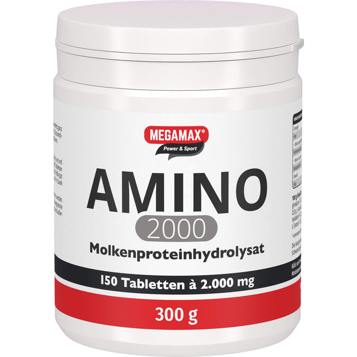 MEGAMAX Power & Sport Amino 2000 Tabletten, 150 pc Tablettes