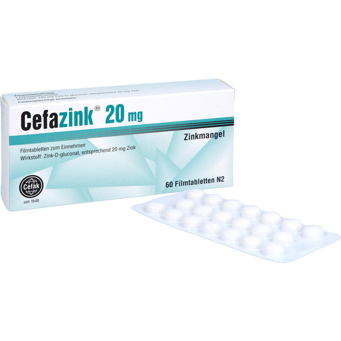 Cefazink 20mg Filmtbl., 60 St FTA