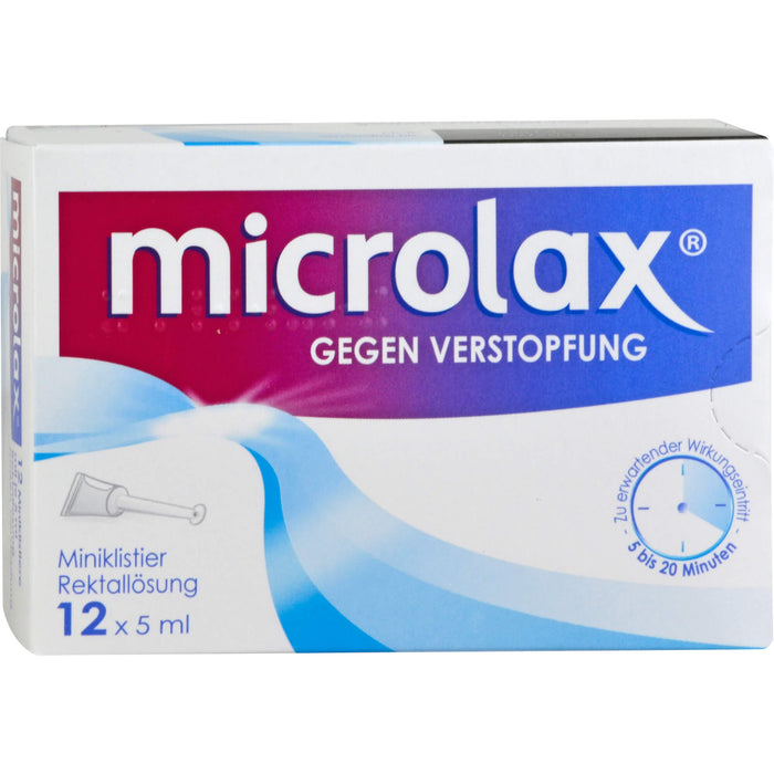 microlax Miniklistier Rektallösung Reimport EurimPharm, 12 pc Lavements