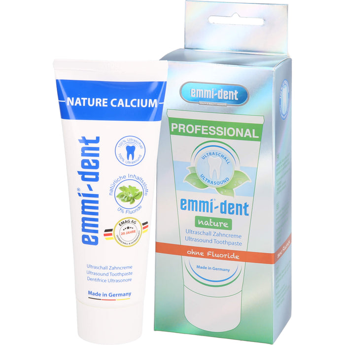 Emmi-Dent Ultraschall Zahncreme nature, 75 ml Toothpaste