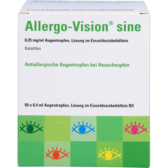 Allergo-Vision sine 0,25 mg/ml Augentropfen, Lösung im Einzeldosisbehältnis, 50X0.4 ml EDP