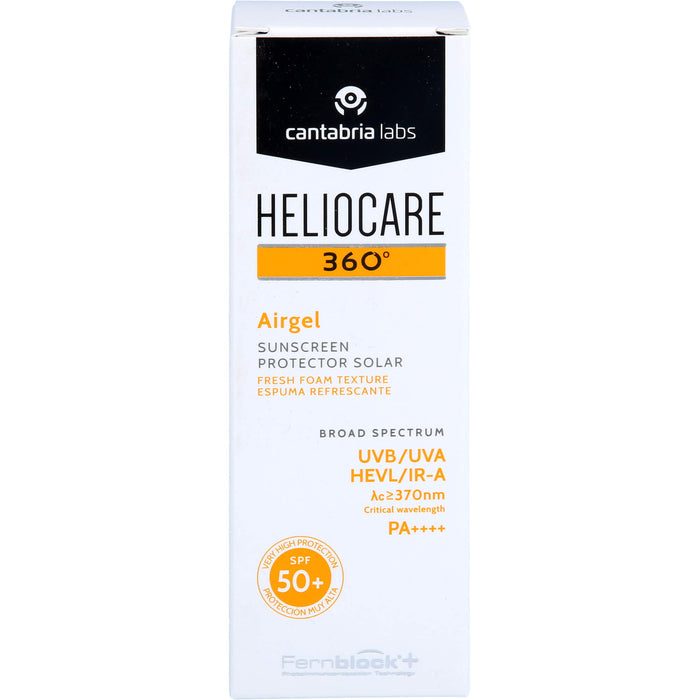 Heliocare 360 Airgel SPF 50+, 60 ml Schaum