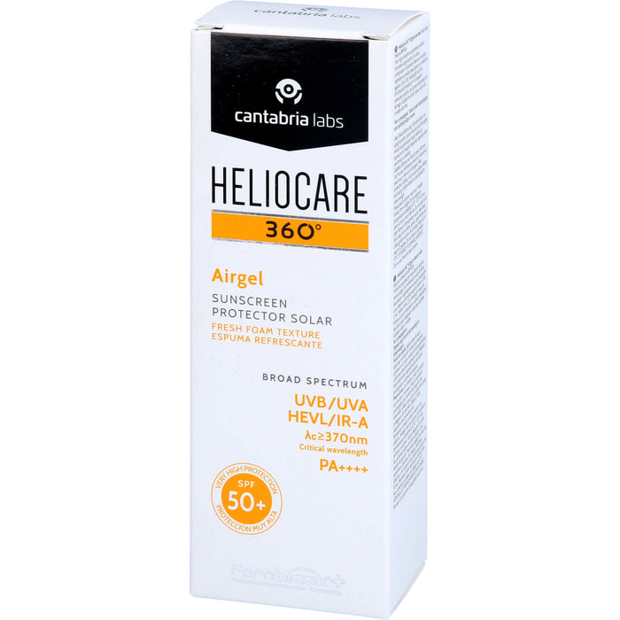 Heliocare 360 Airgel SPF 50+, 60 ml Schaum