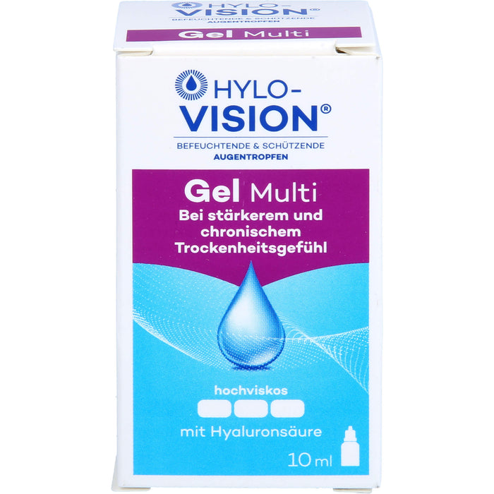 HYLO-VISION Gel Multi Augentropfen, 10 ml Lösung