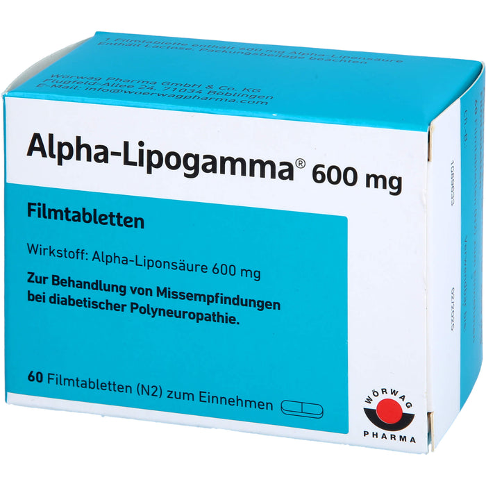 Alpha-Lipogamma 600 mg Filmtabletten, 60 St FTA