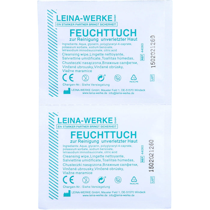 SENADA Feuchttuch zur Reinigung unverletzter Haut, 2 pcs. Cloths