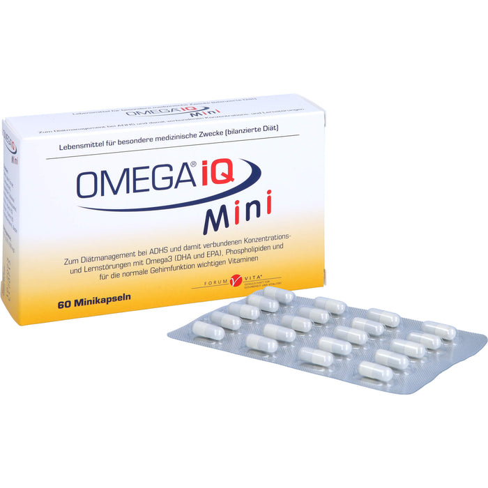 FORUM VITA Omega iQ Mini Kapseln, 60 pcs. Capsules