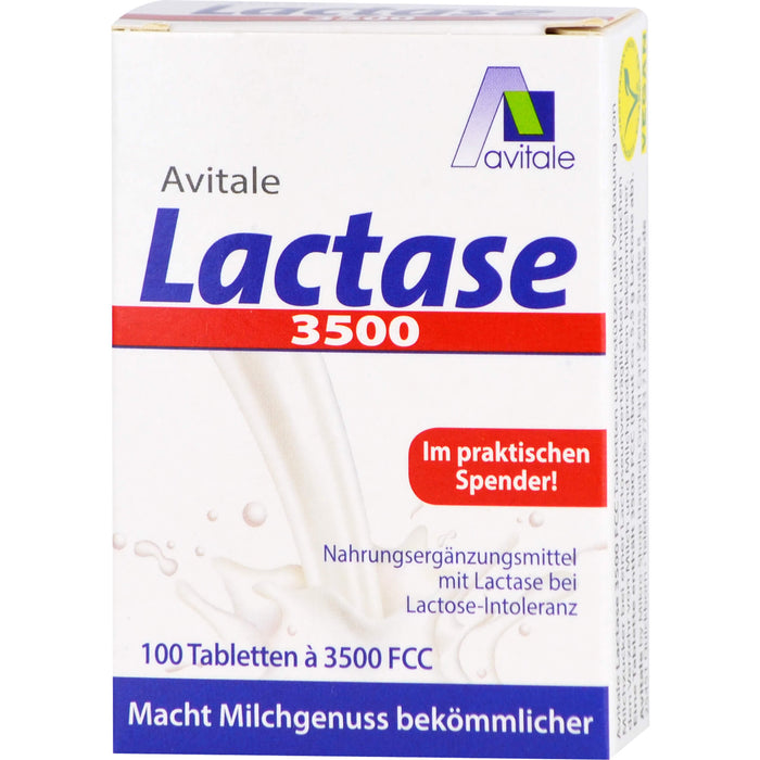 Avitale Lactase 3500 Tabletten, 100 pcs. Tablets