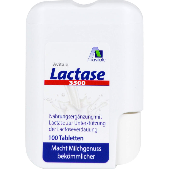 Avitale Lactase 3500 Tabletten, 100 pc Tablettes