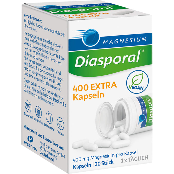 Magnesium-Diasporal 400 extra Kapseln, 20 pc Capsules