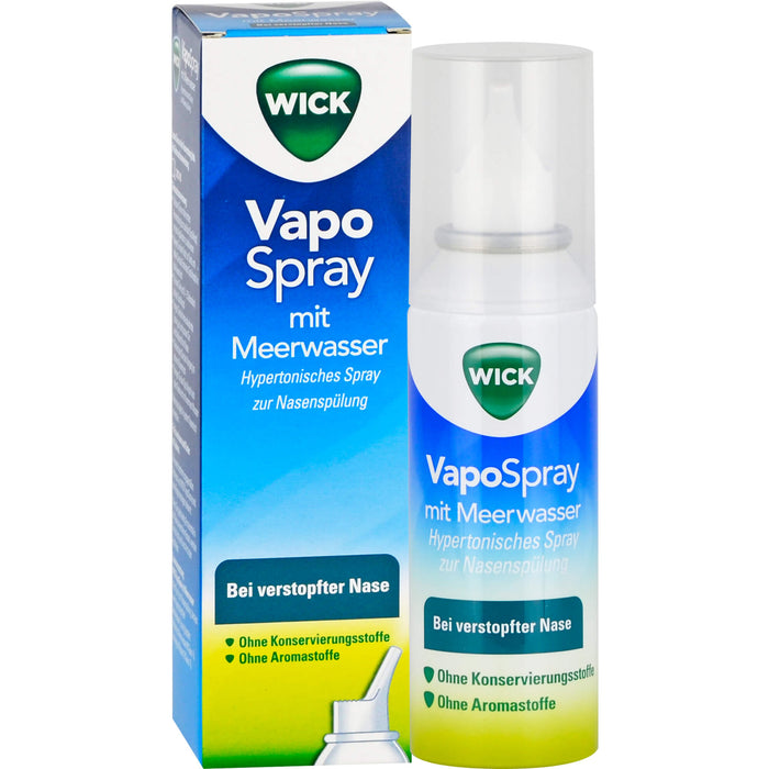 WICK VapoSpray mit Meerwasser, 100 ml Solution