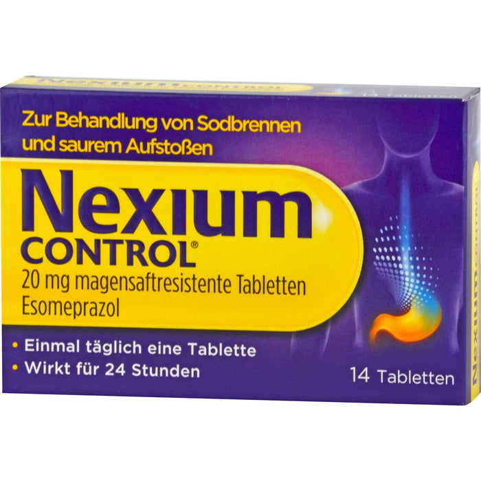 Nexium Control 20 mg Tabletten bei Sodbrennen, 14 St. Tabletten