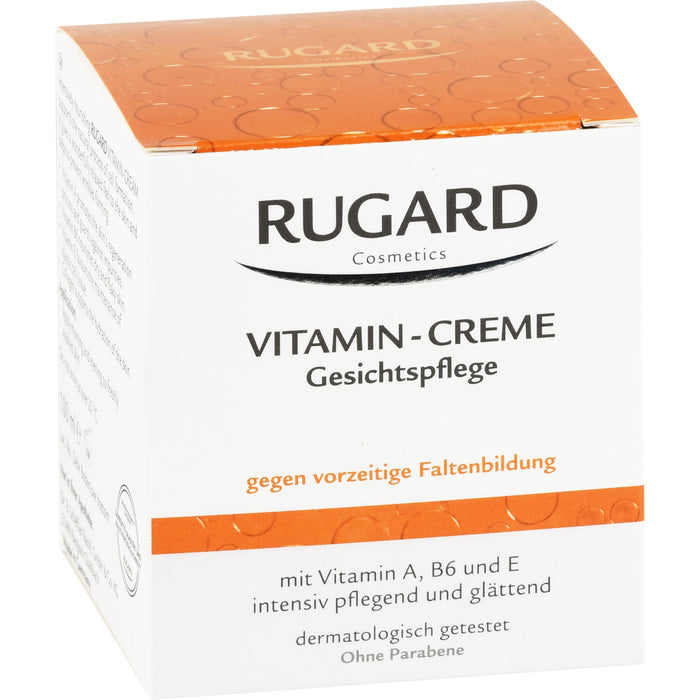 RUGARD Vitamin-Creme Gesichtspflege, 100 ml Creme