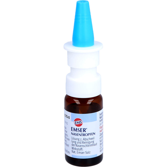 EMSER Nasentropfen zur Abschwellung und Reinigung der Nasenschleimhaut, 10 ml Solution