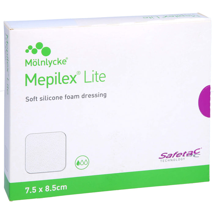 MEPILEX Lite Schaumverband 7,5x8,5cm steril, 5 St VER