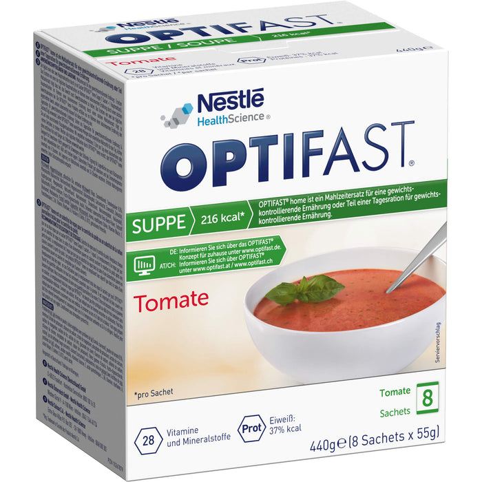 OPTIFAST home Suppe Tomate Pulver in Sachets, 8 pcs. Sachets