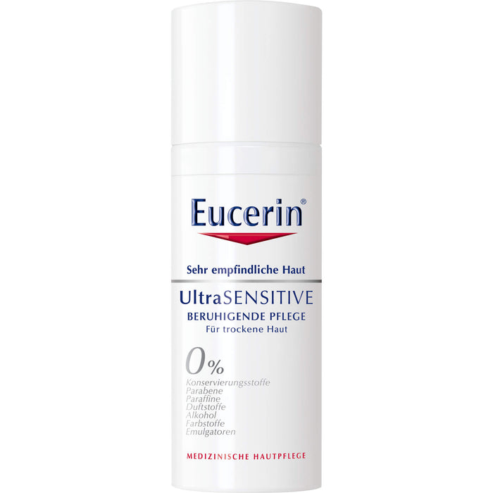 Eucerin Ultra Sensitive beruhigende Pflege für trockene Haut, 50 ml Cream