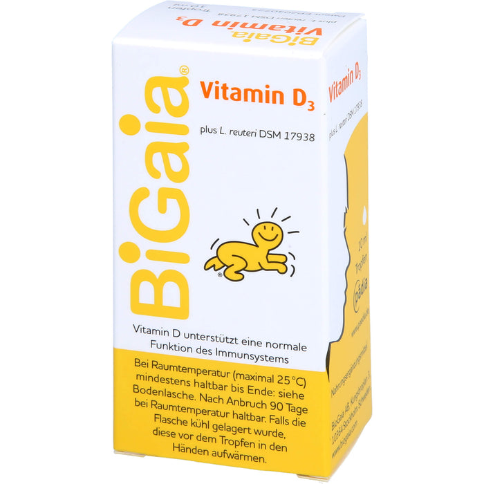 BiGaia plus Vitamin D3 Tropfen, 10 ml Lösung