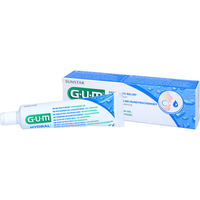 GUM HYDRAL Feuchtigkeitsgel Linderung bei Mundtrockenheit, 50 ml Toothpaste