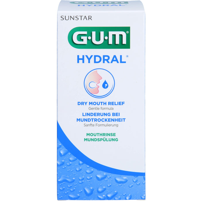 GUM HYDRAL Mundspülung, 300 ml Solution