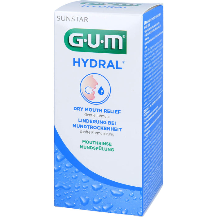 GUM HYDRAL Mundspülung, 300 ml Solution