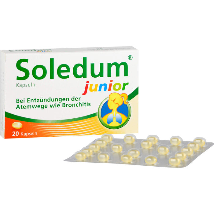 Soledum Kapseln Junior bei Erkrankungen der Atemwege, 20 pc Capsules