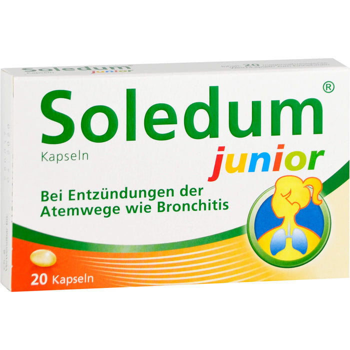 Soledum Kapseln Junior bei Erkrankungen der Atemwege, 20 pcs. Capsules